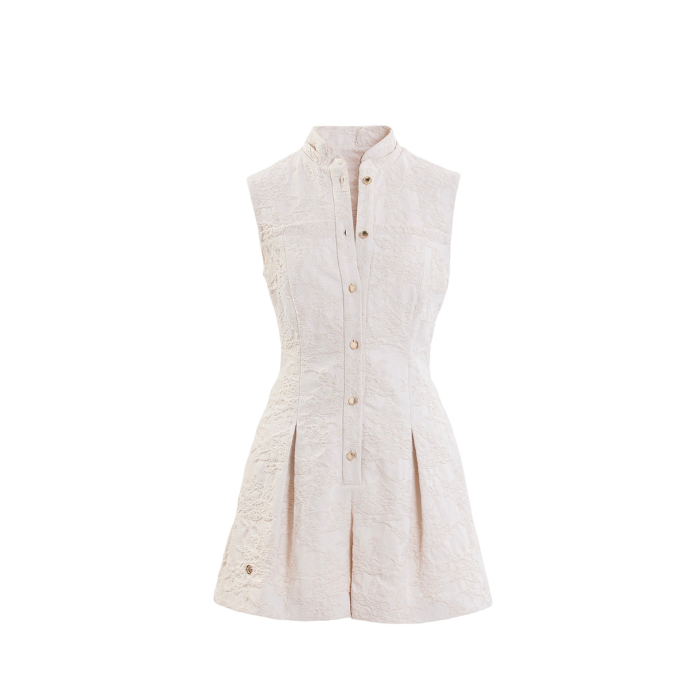 SAIID KOBEISY Jacquard Short Jumpsuit